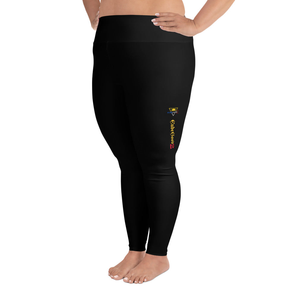 Honor Black Plus Size Leggings