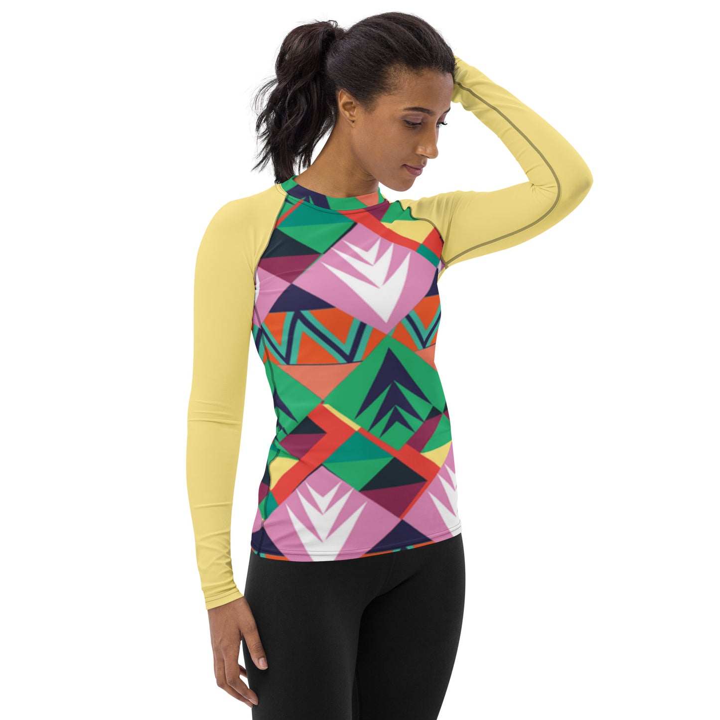 Women's Rash Guard Yellow