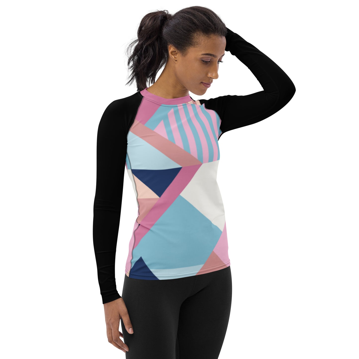 Women's Black Rash Guard
