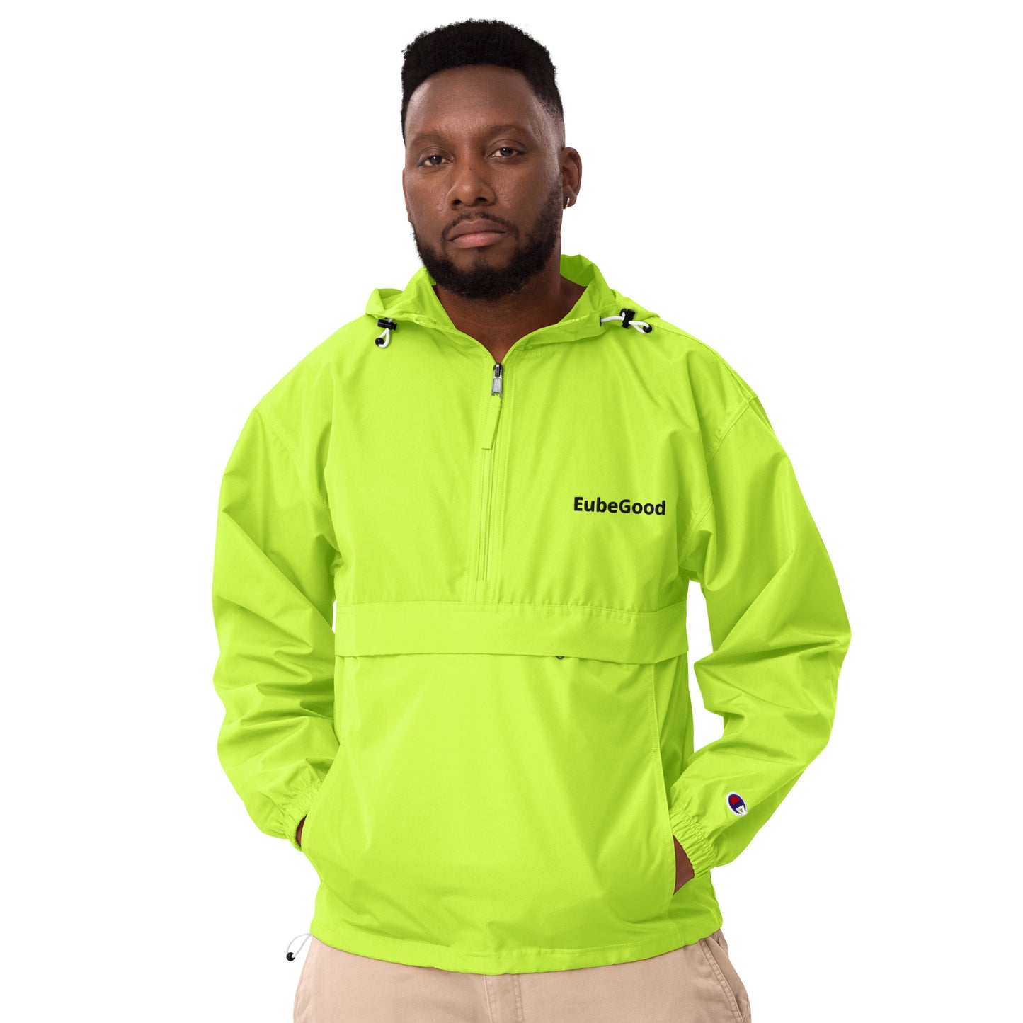 EubeGood Embroidered Champion Packable Jacket