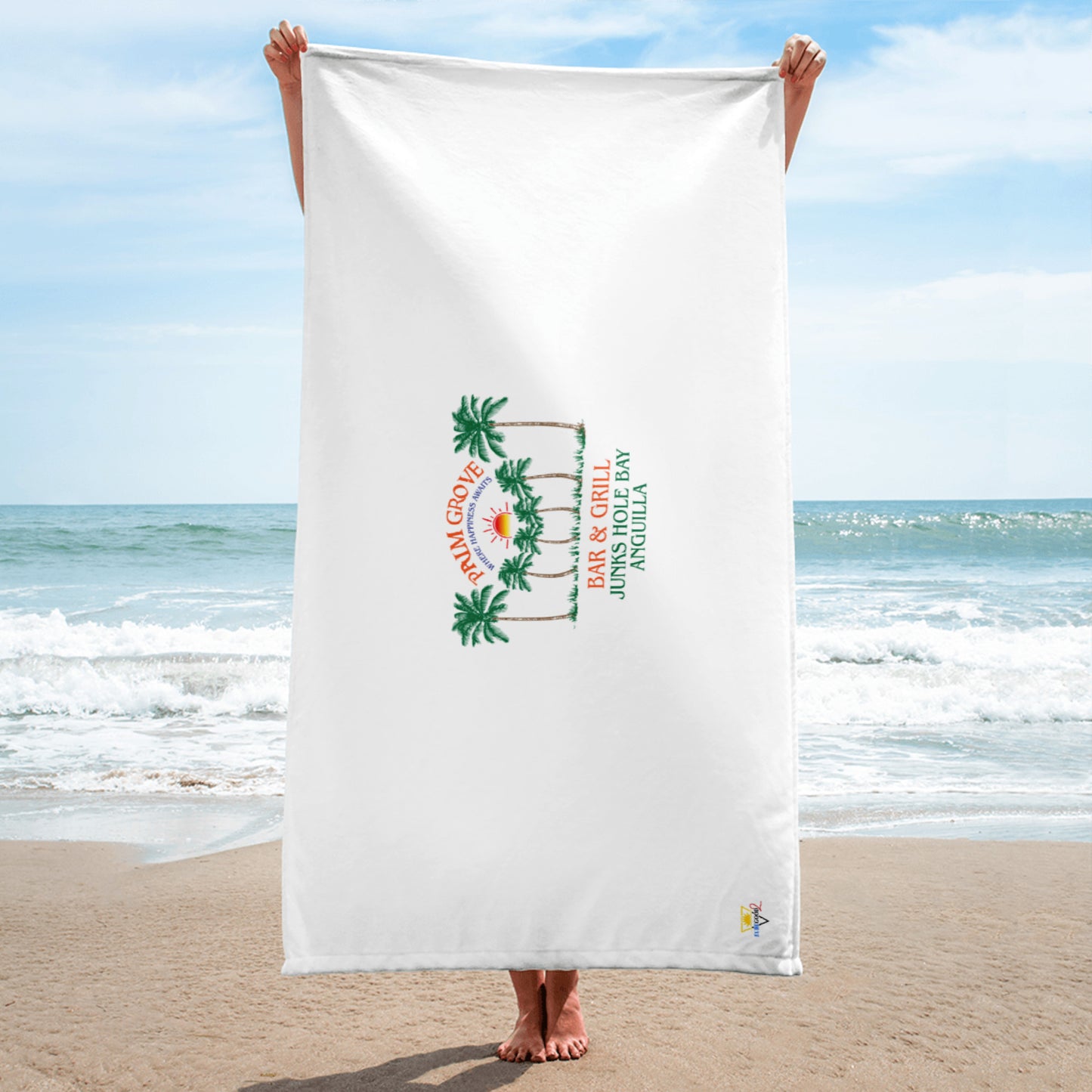 Palm Grove Beach Towel