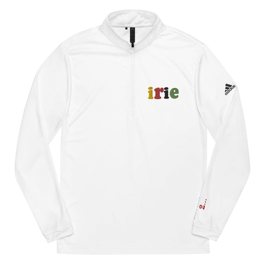 irie 1 white Quarter zip pullover jacket
