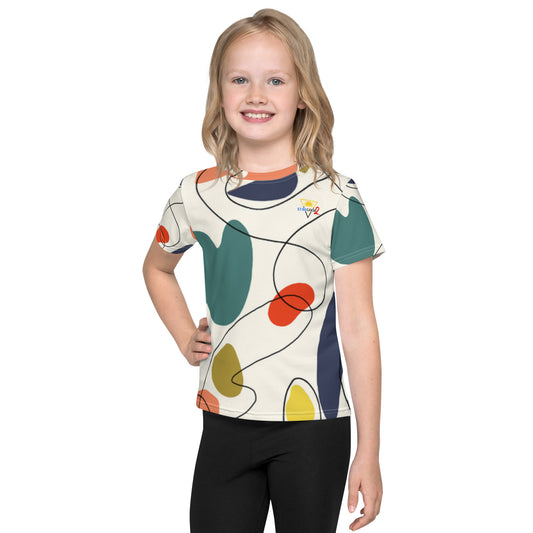 Abstract Kids crew neck t-shirt