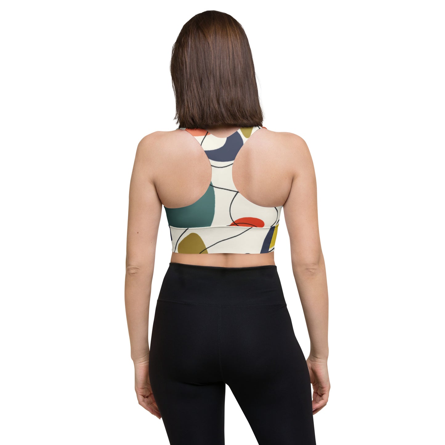 Abstract 2 Longline sports bra