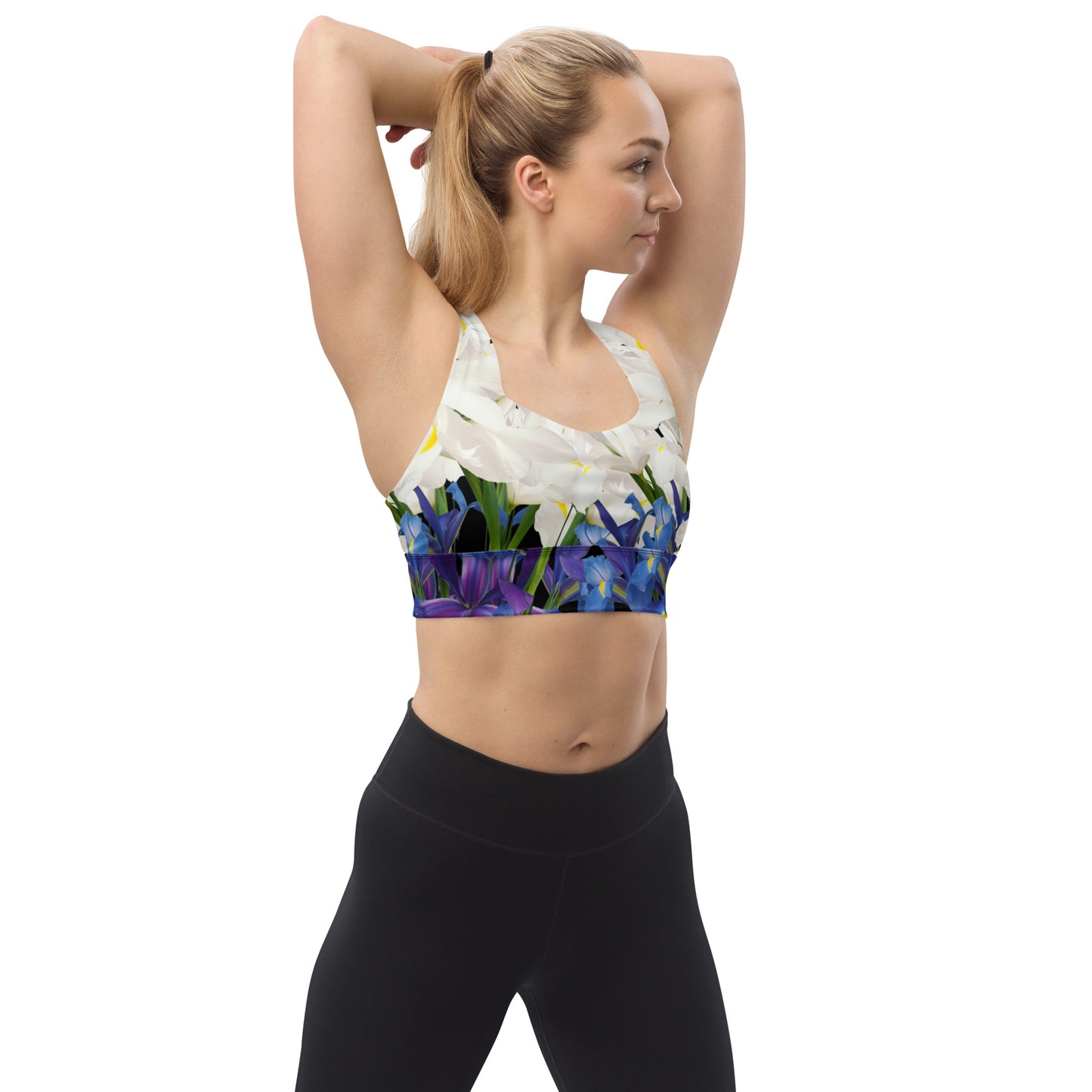 FLowering Longline sports bra