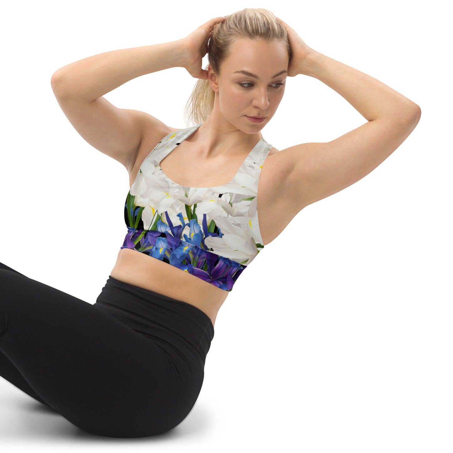 FLowering Longline sports bra