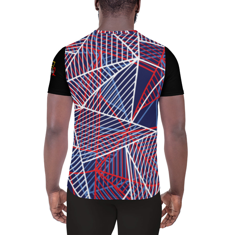 irie abstract Men's Athletic T-shirt