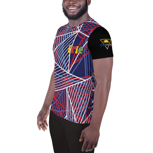 irie abstract Men's Athletic T-shirt
