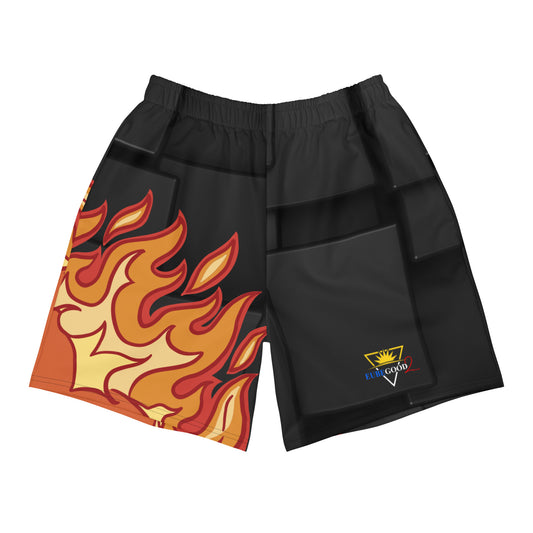 Fire Men's Athletic Shorts