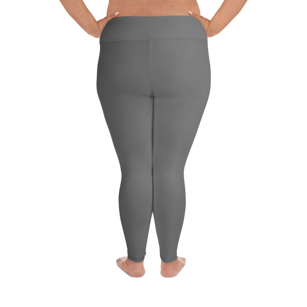 Honor Dark Grey Plus Size Leggings