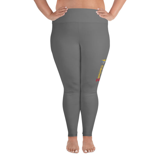 Honor Dark Grey Plus Size Leggings