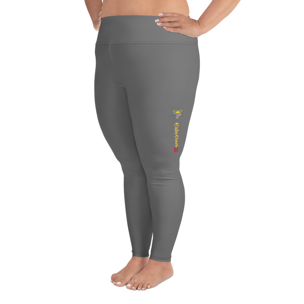 Honor Dark Grey Plus Size Leggings