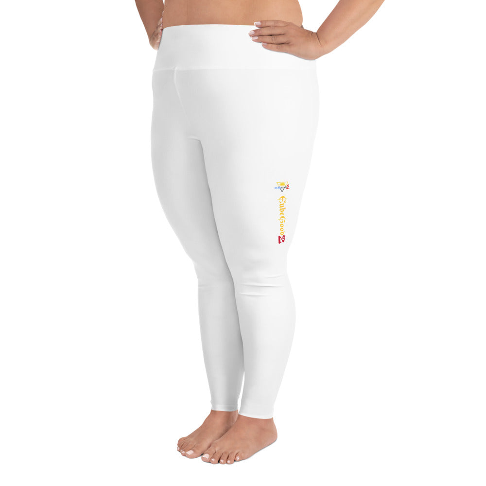 Honor White Plus Size Leggings