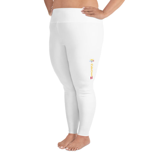 Honor White Plus Size Leggings
