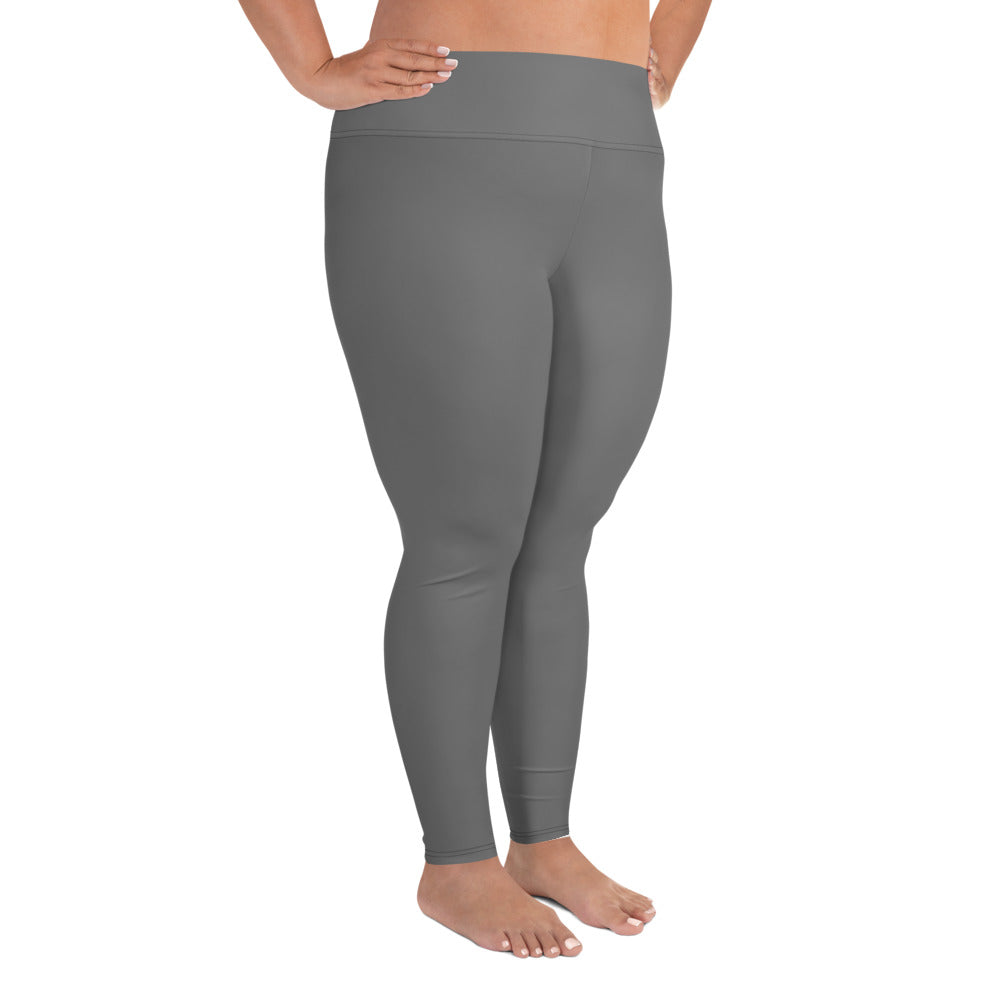 Honor Dark Grey Plus Size Leggings