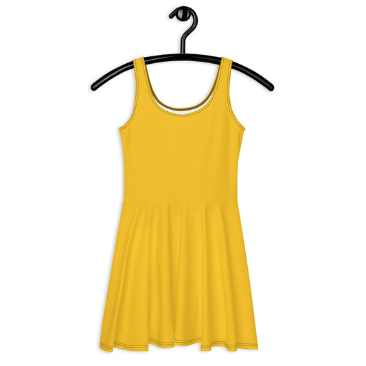 Yellow Skater Dress