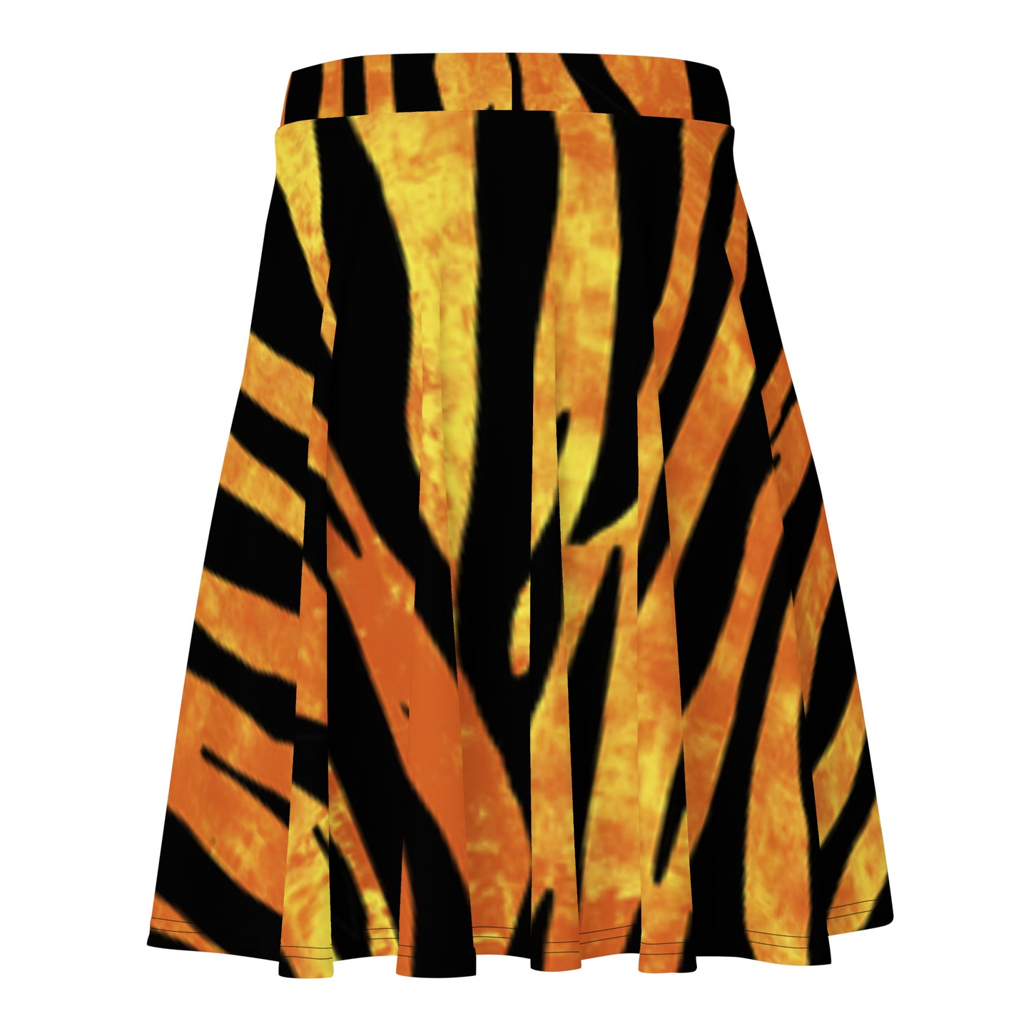 Black n Gold Skater Skirt
