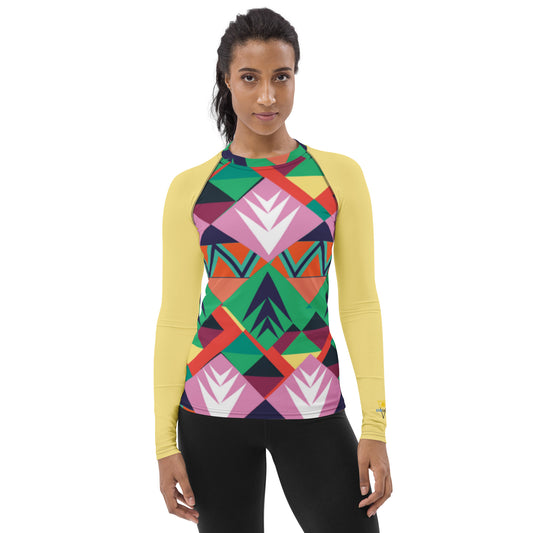 Women's Rash Guard Yellow