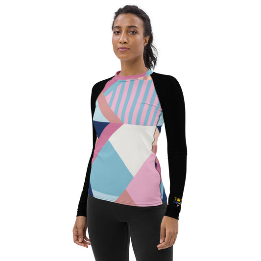 Women's Black Rash Guard