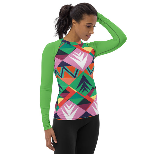 Women's Rash Guard Green