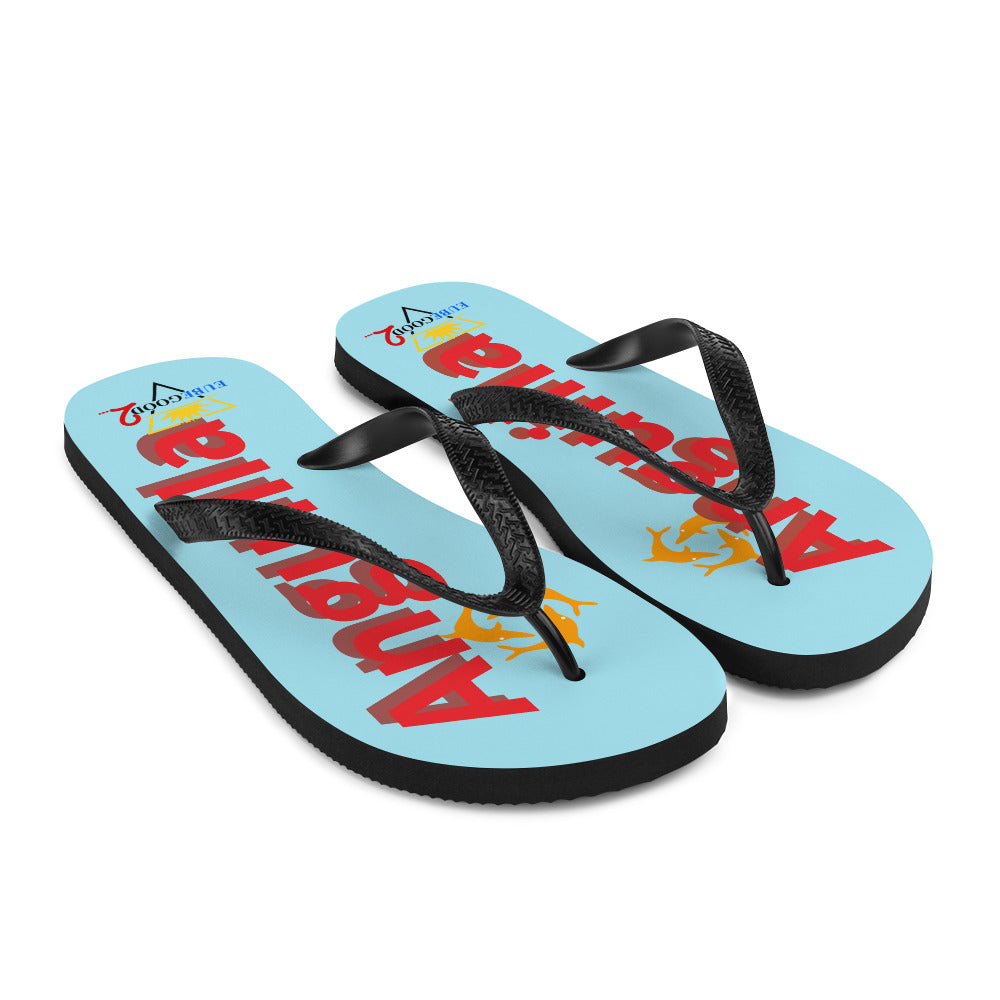 Anguilla Dolphin Flip-Flops