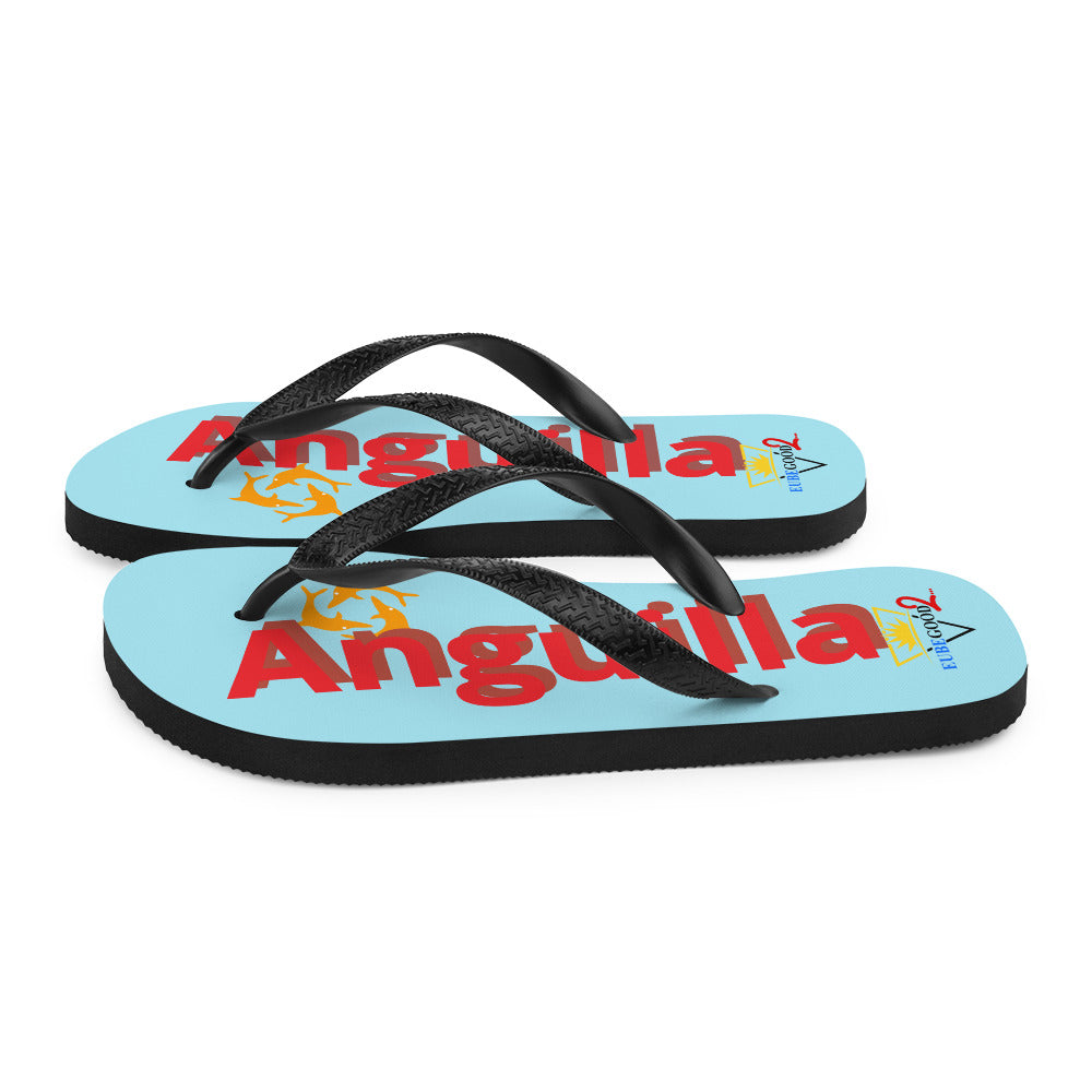 Anguilla Dolphin Flip-Flops