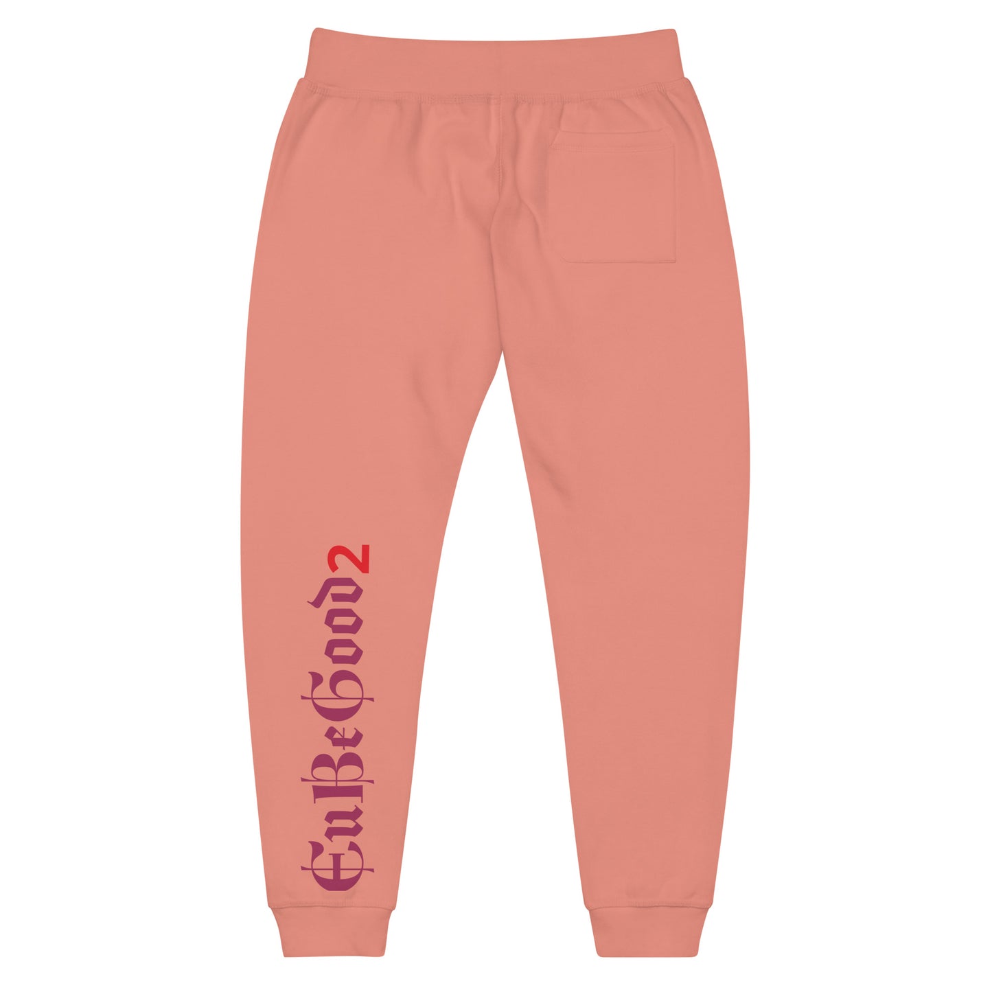 White Unisex fleece sweatpants