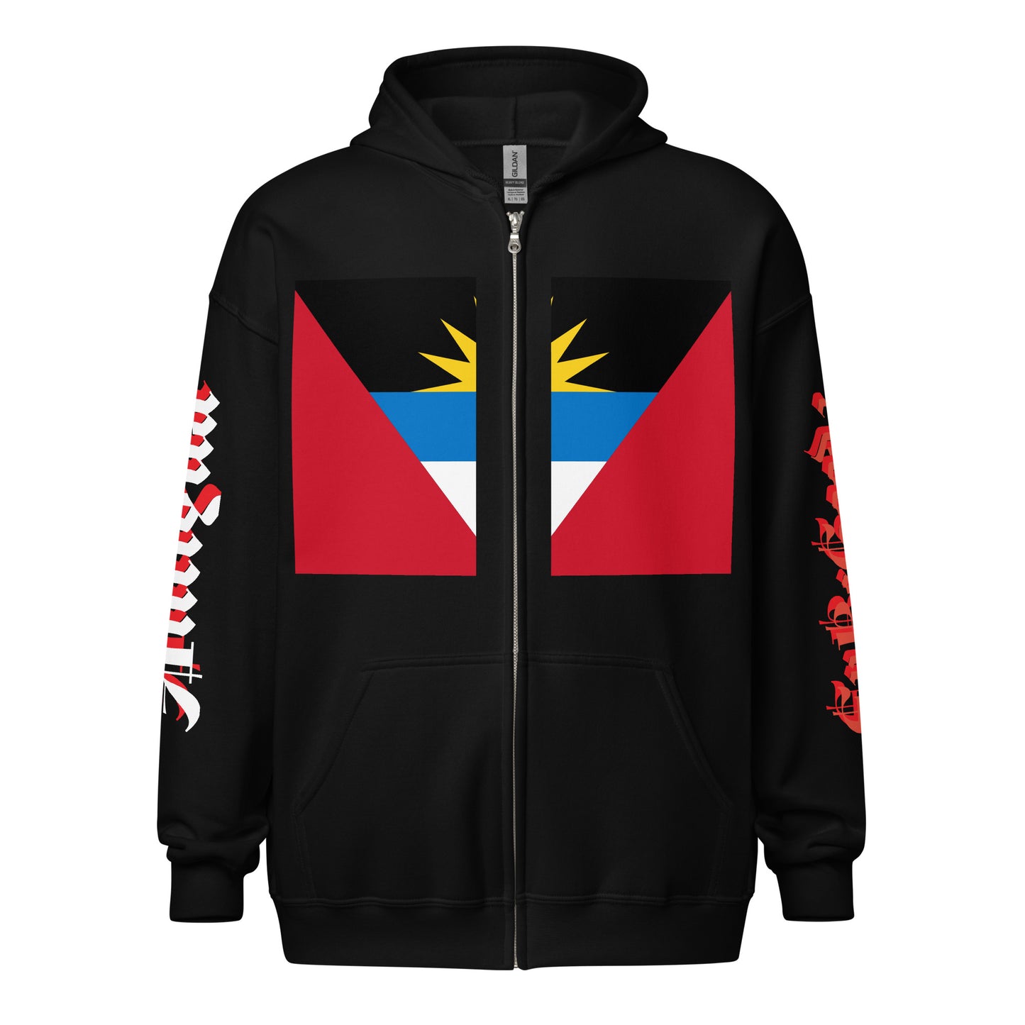 Antigua Flag Unisex heavy blend zip hoodie