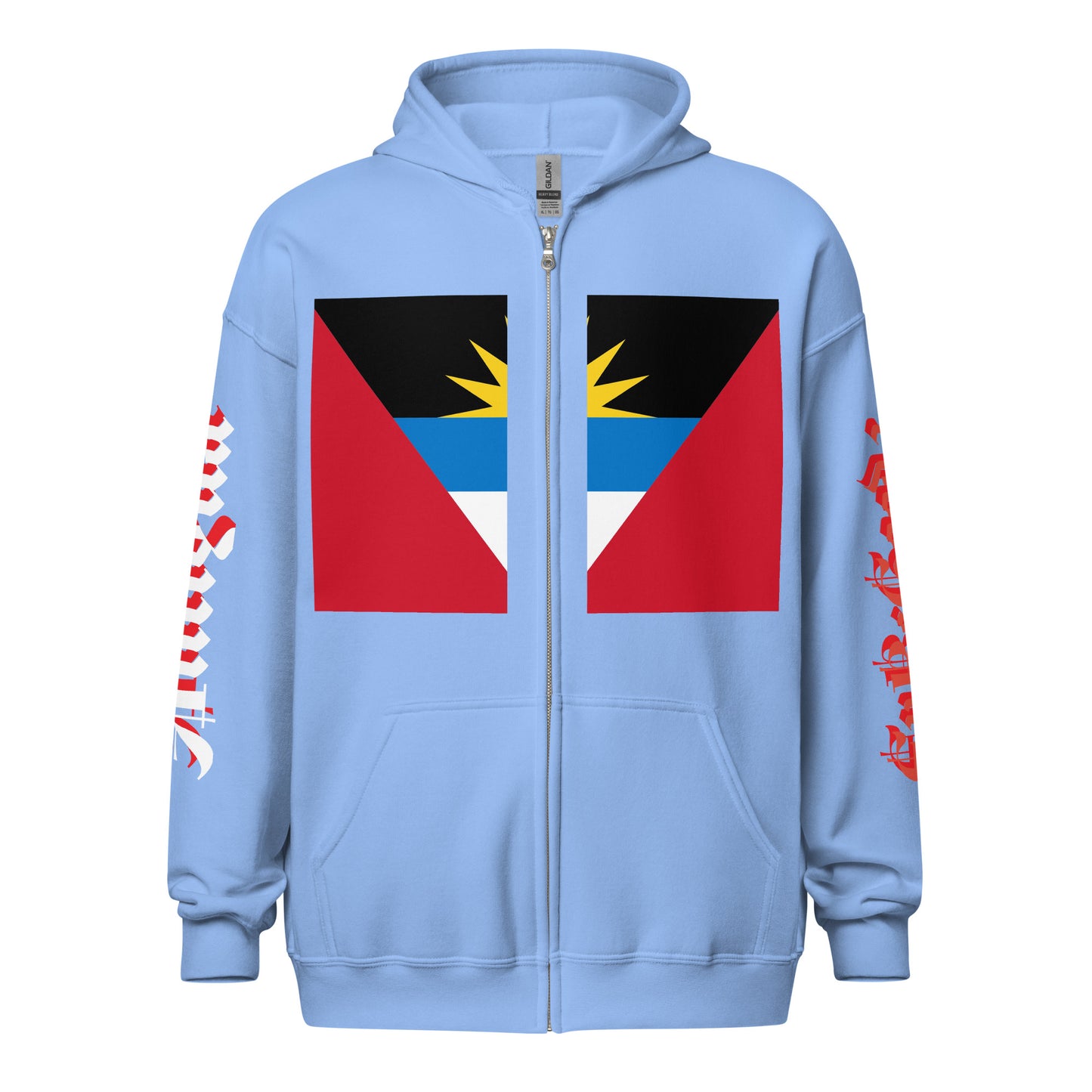 Antigua Flag Unisex heavy blend zip hoodie