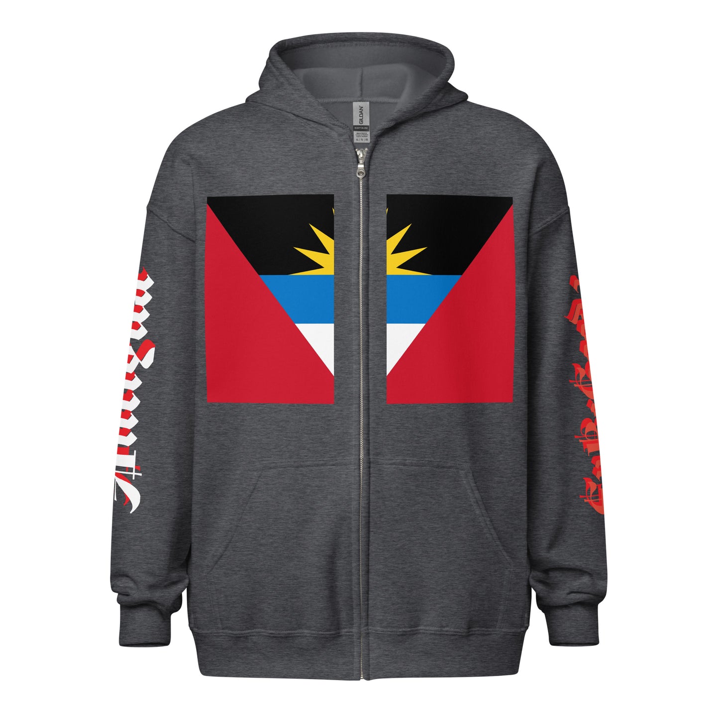 Antigua Flag Unisex heavy blend zip hoodie