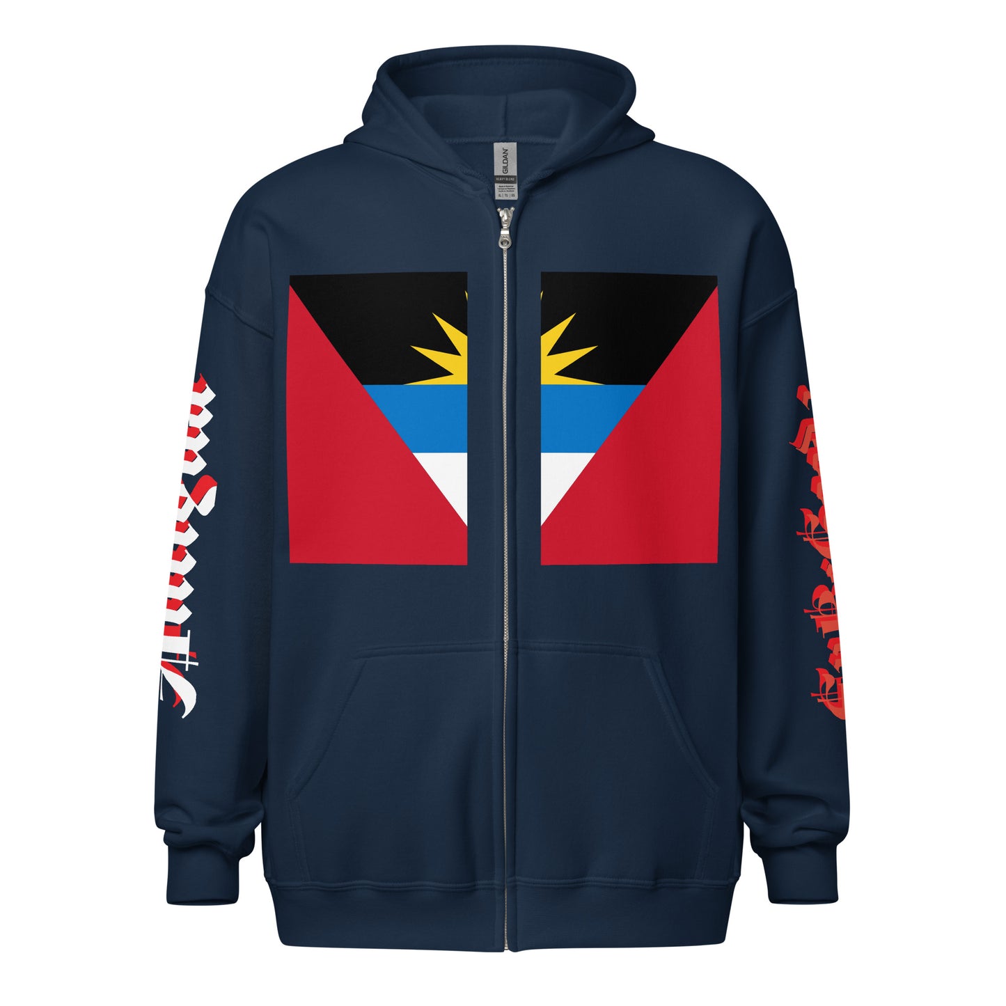 Antigua Flag Unisex heavy blend zip hoodie