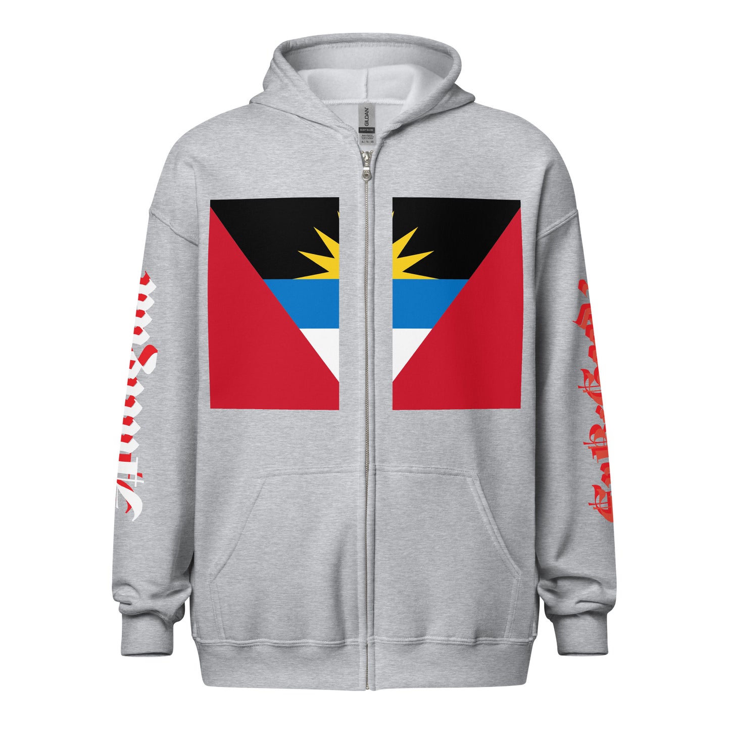 Antigua Flag Unisex heavy blend zip hoodie