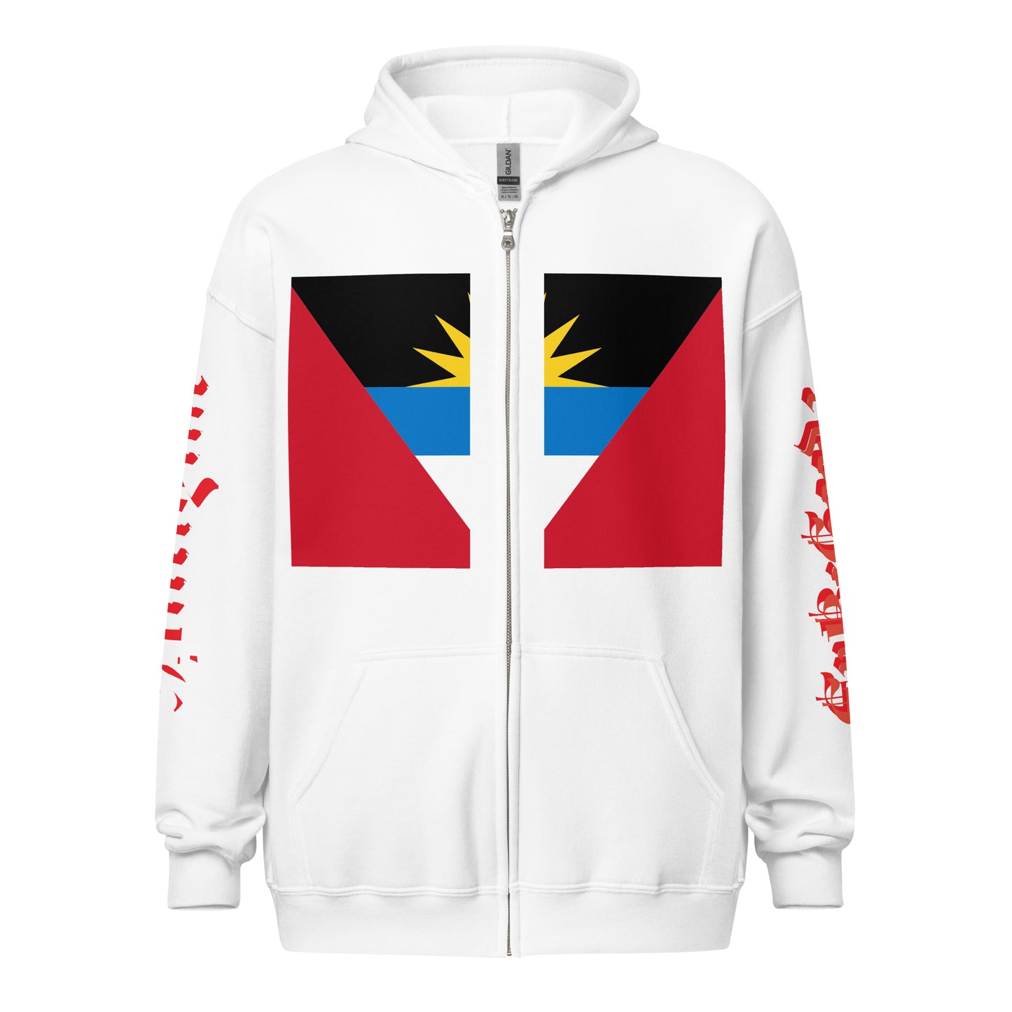 Antigua Flag Unisex heavy blend zip hoodie