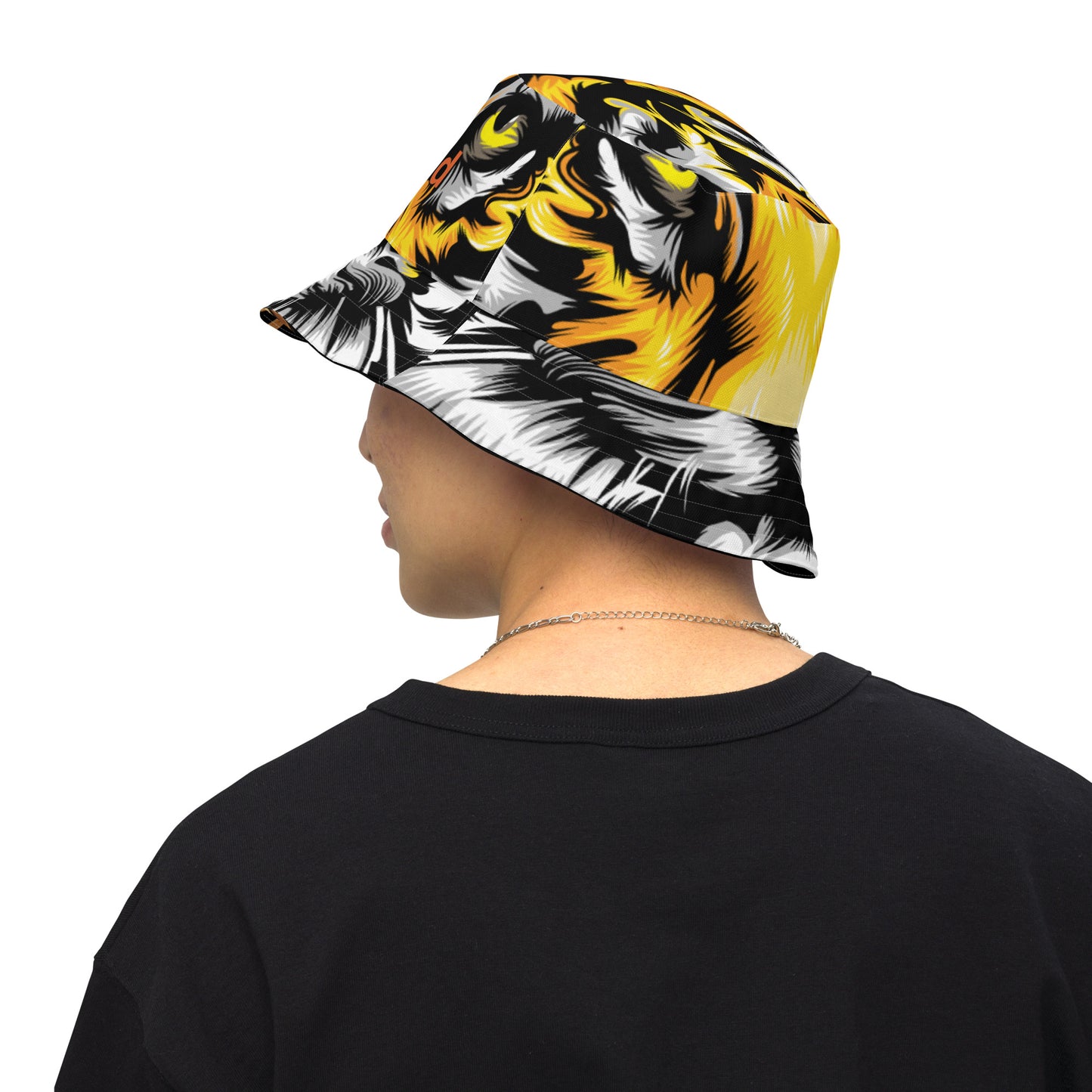 Tiger Design Reversible bucket hat