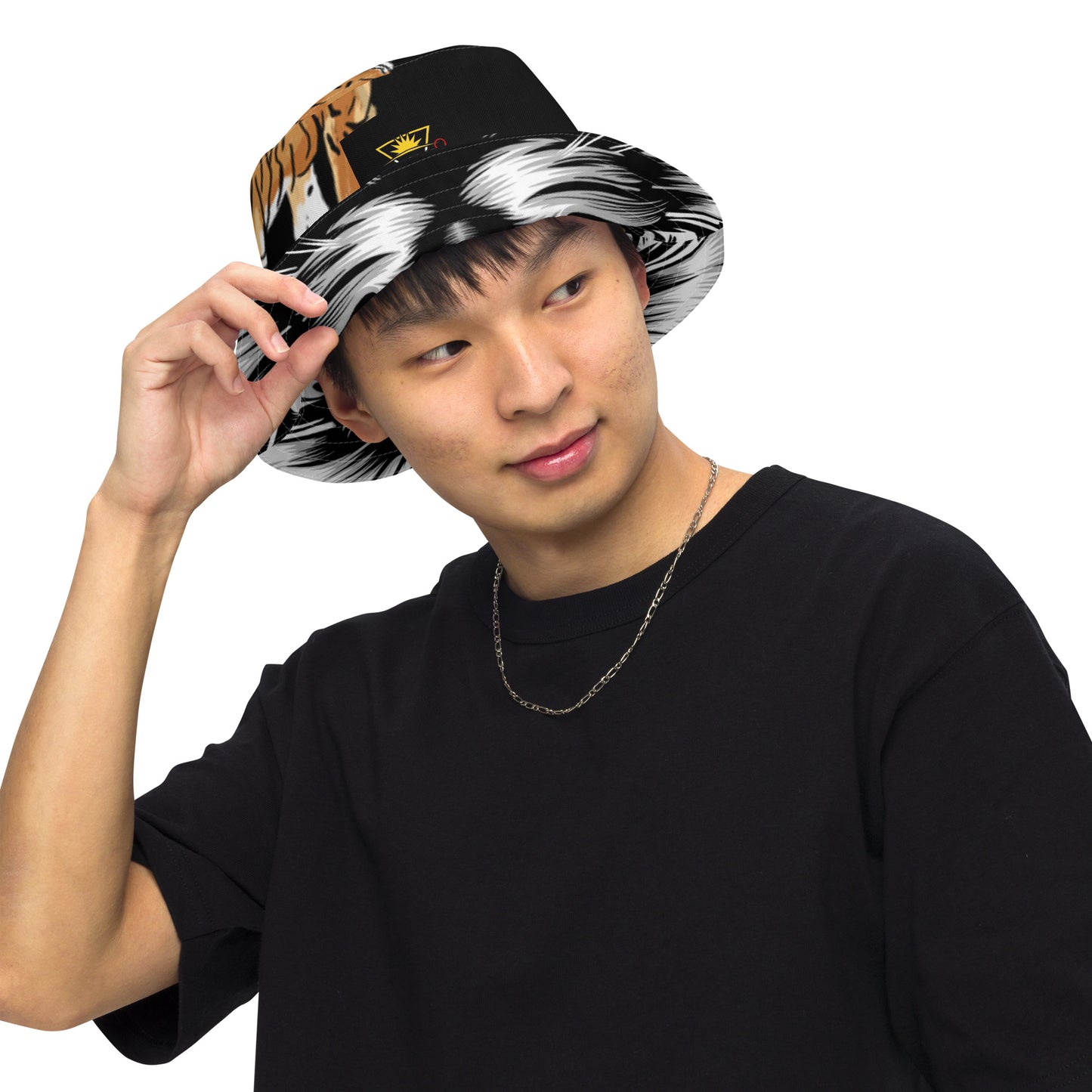 Tiger Design Reversible bucket hat