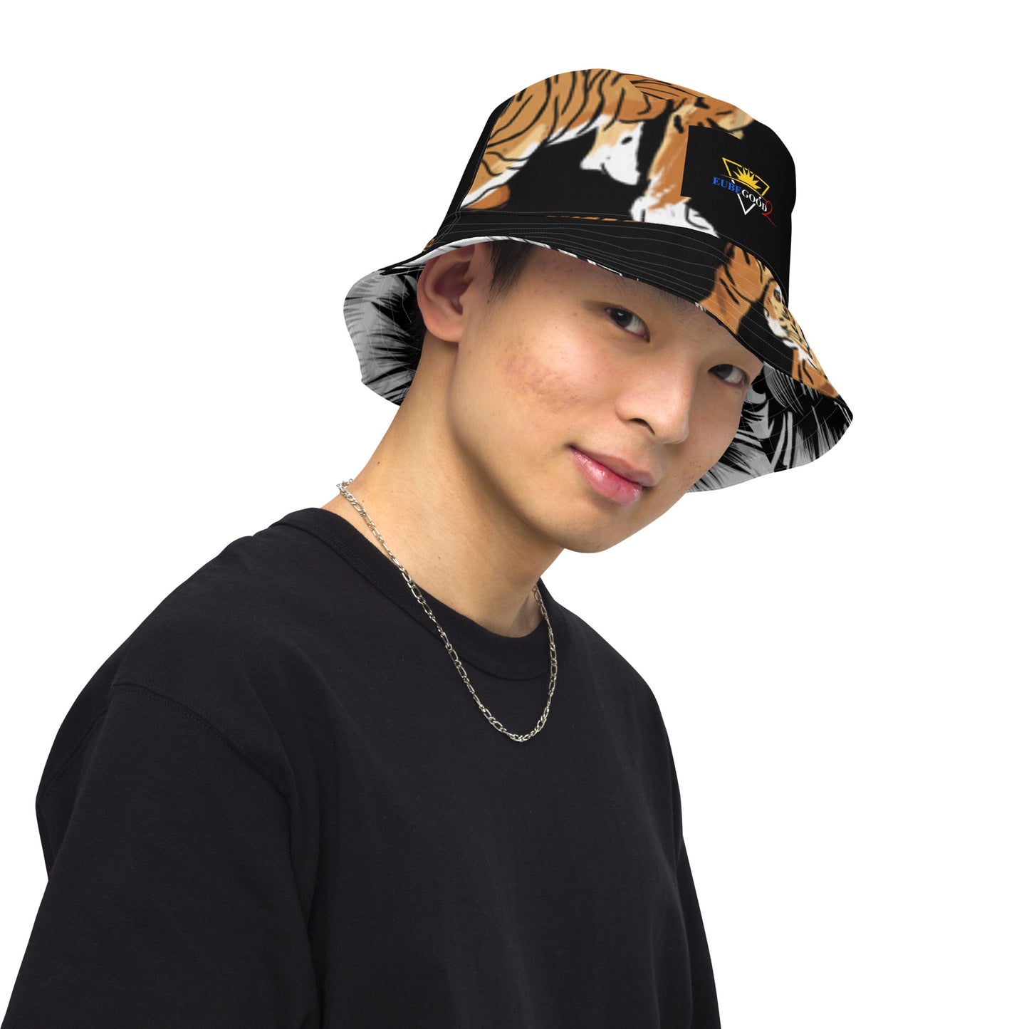 Tiger Design Reversible bucket hat