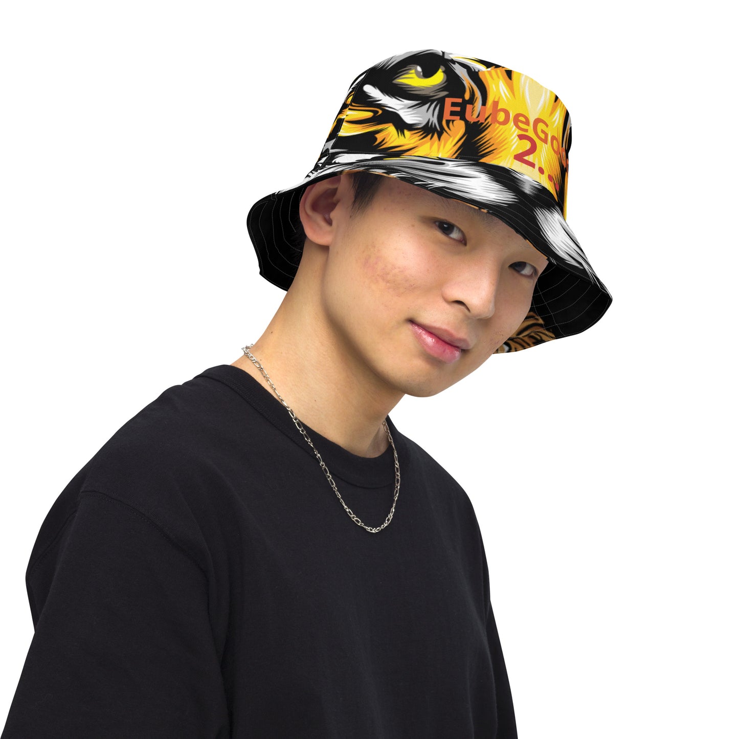 Tiger Design Reversible bucket hat