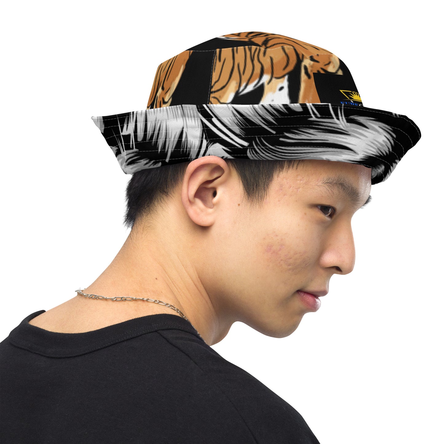 Tiger Design Reversible bucket hat