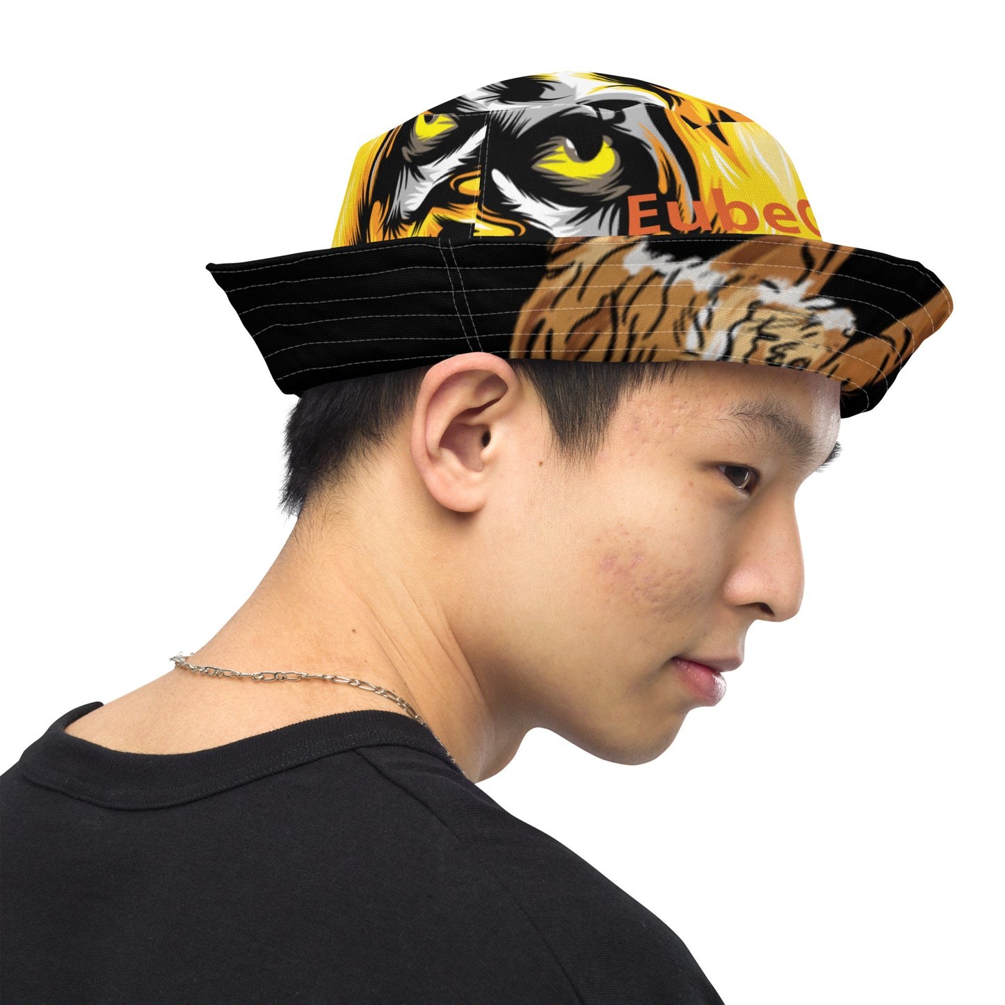 Tiger Design Reversible bucket hat