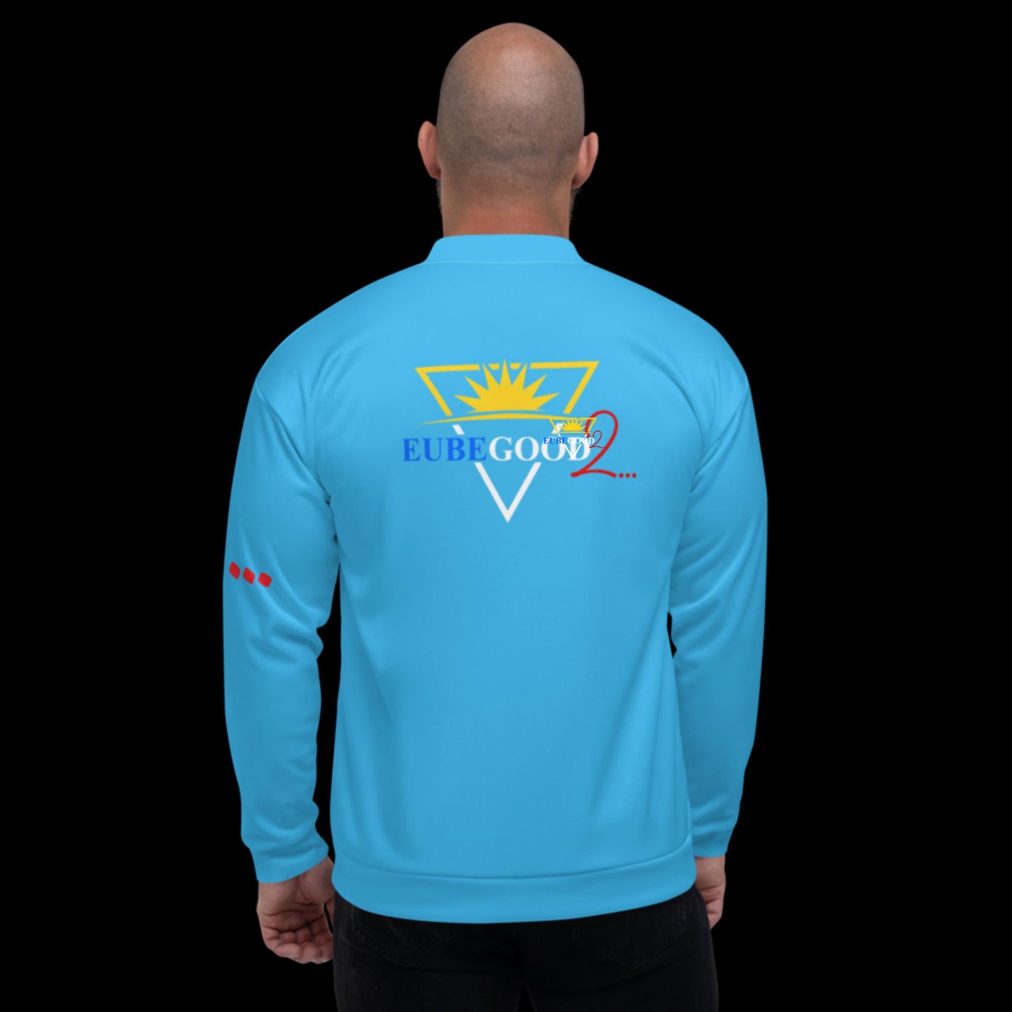 Eubegood2 Blue Unisex Bomber Jacket