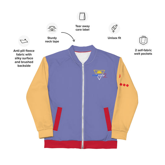 Eubegood2... logo Unisex Bomber Jacket