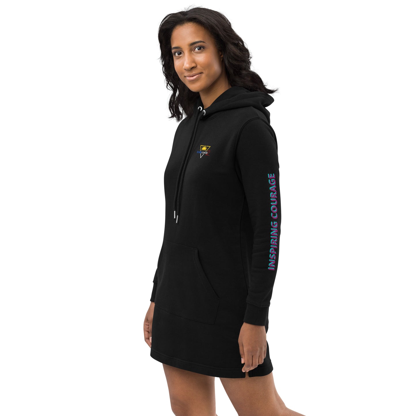 Inspiring Courage Hoodie dress