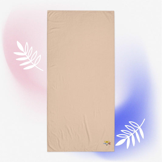 Eubegood2 logo Turkish cotton towel