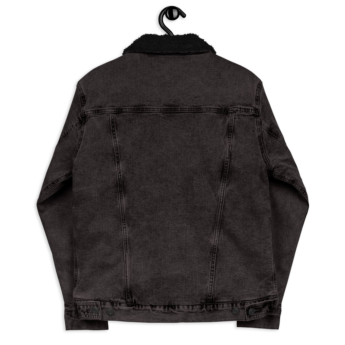 Silhouette Eubegood Logo Unisex denim sherpa jacket