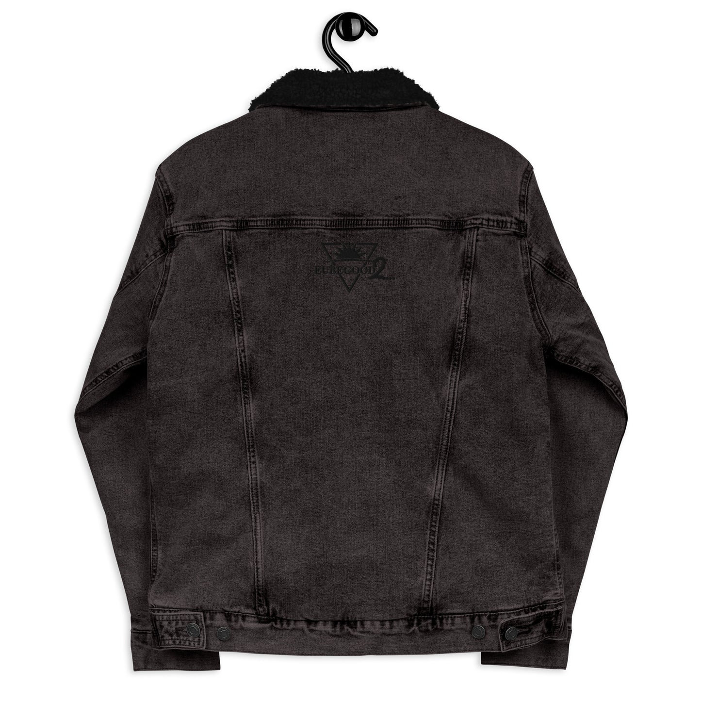 Silhouette Eubegood Logo Unisex denim sherpa jacket