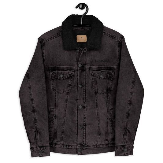 Silhouette Eubegood Logo Unisex denim sherpa jacket
