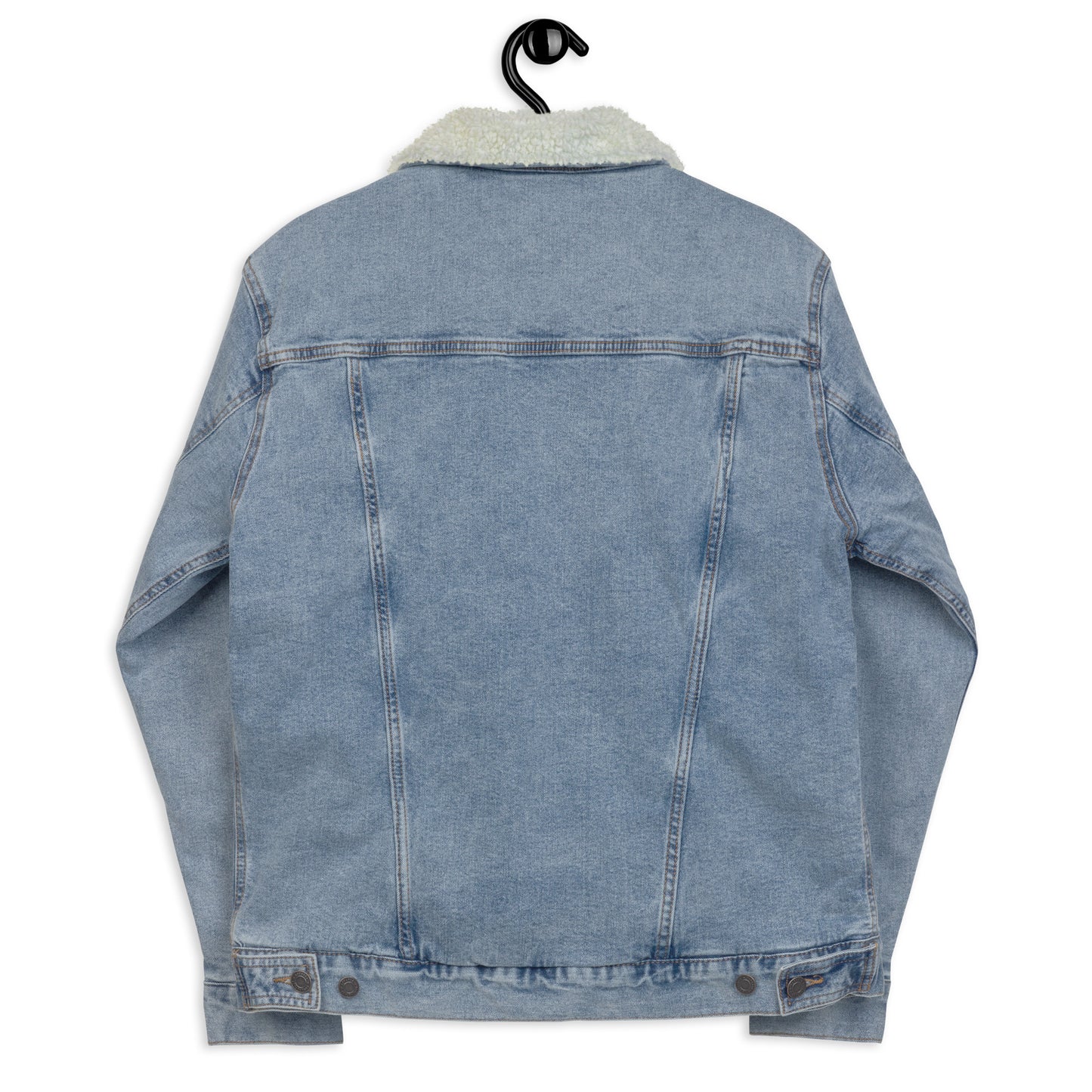Silhouette Eubegood Logo Unisex denim sherpa jacket