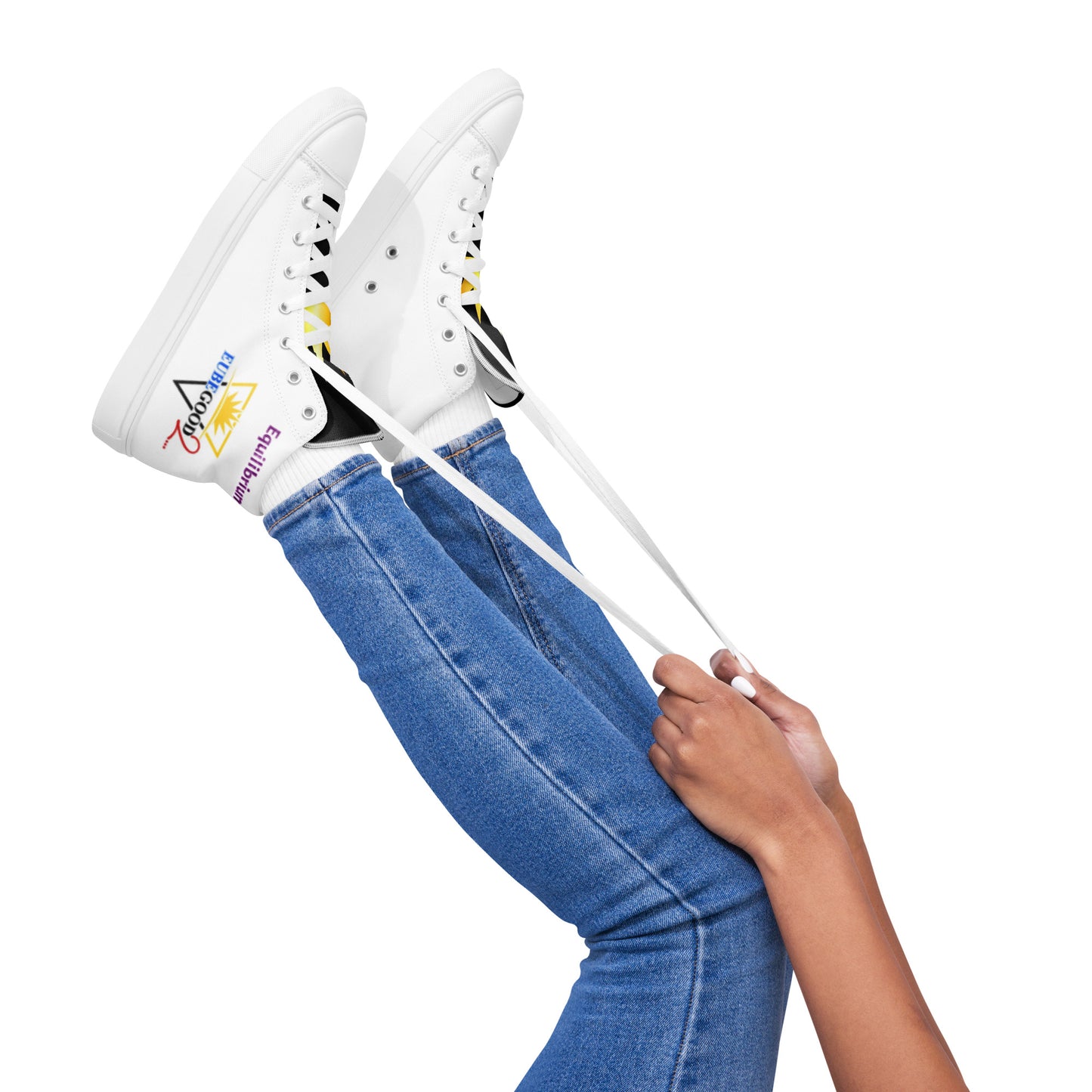 Women’s high top canvas shoes